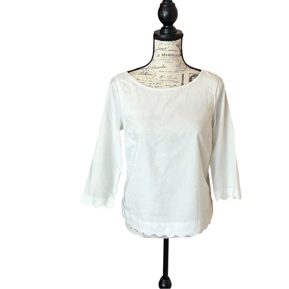Vineyard Vines Classic White Blouse